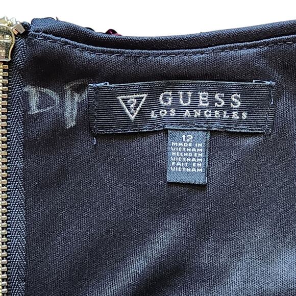 GUESS multicolor sequin sheath dress size 12 - Picture 8 of 12